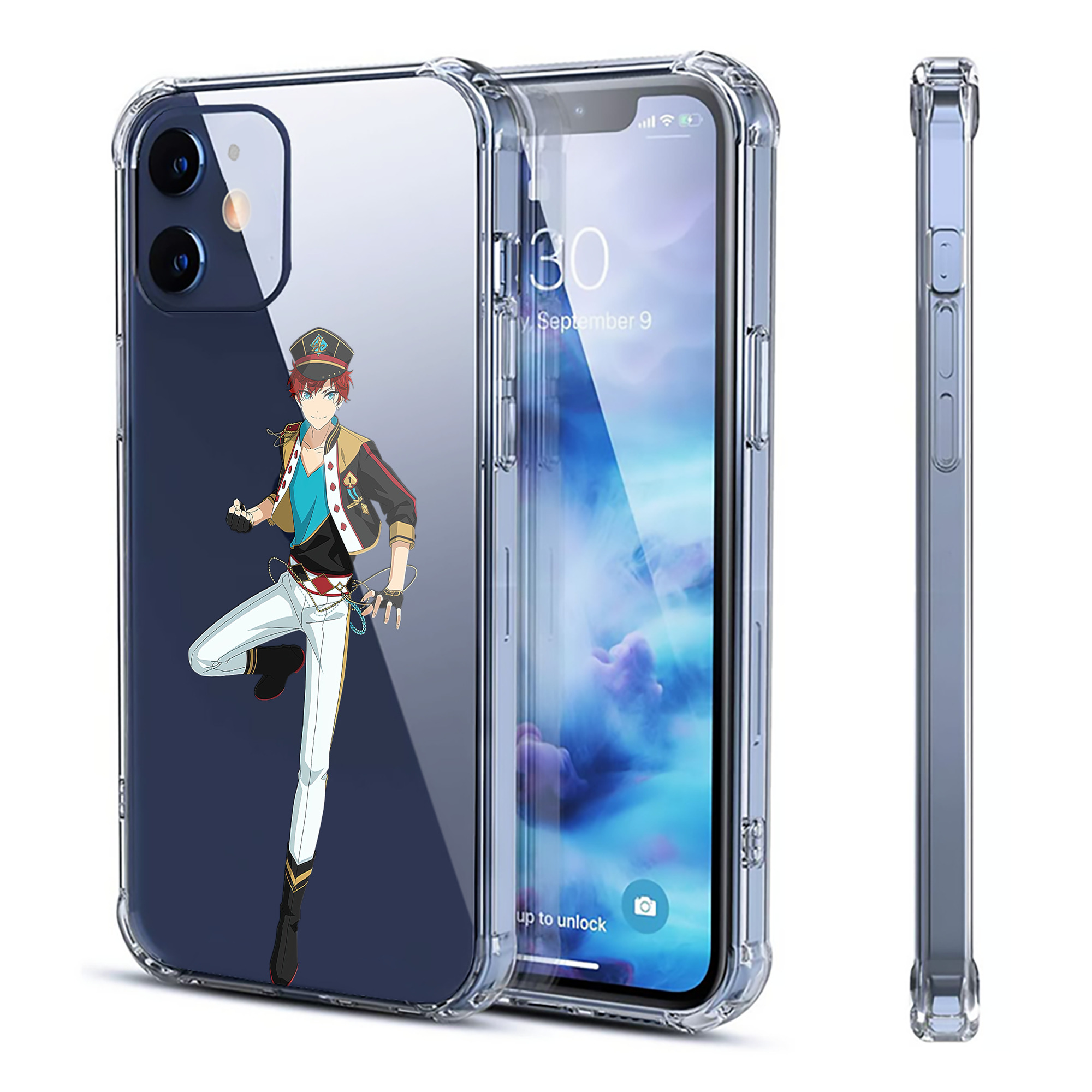 （画像用） あんさんぶるスターズ! Ensemble Stars 【iPhone 12シリーズ対応】透明スマホケース（クリアソフトケース）